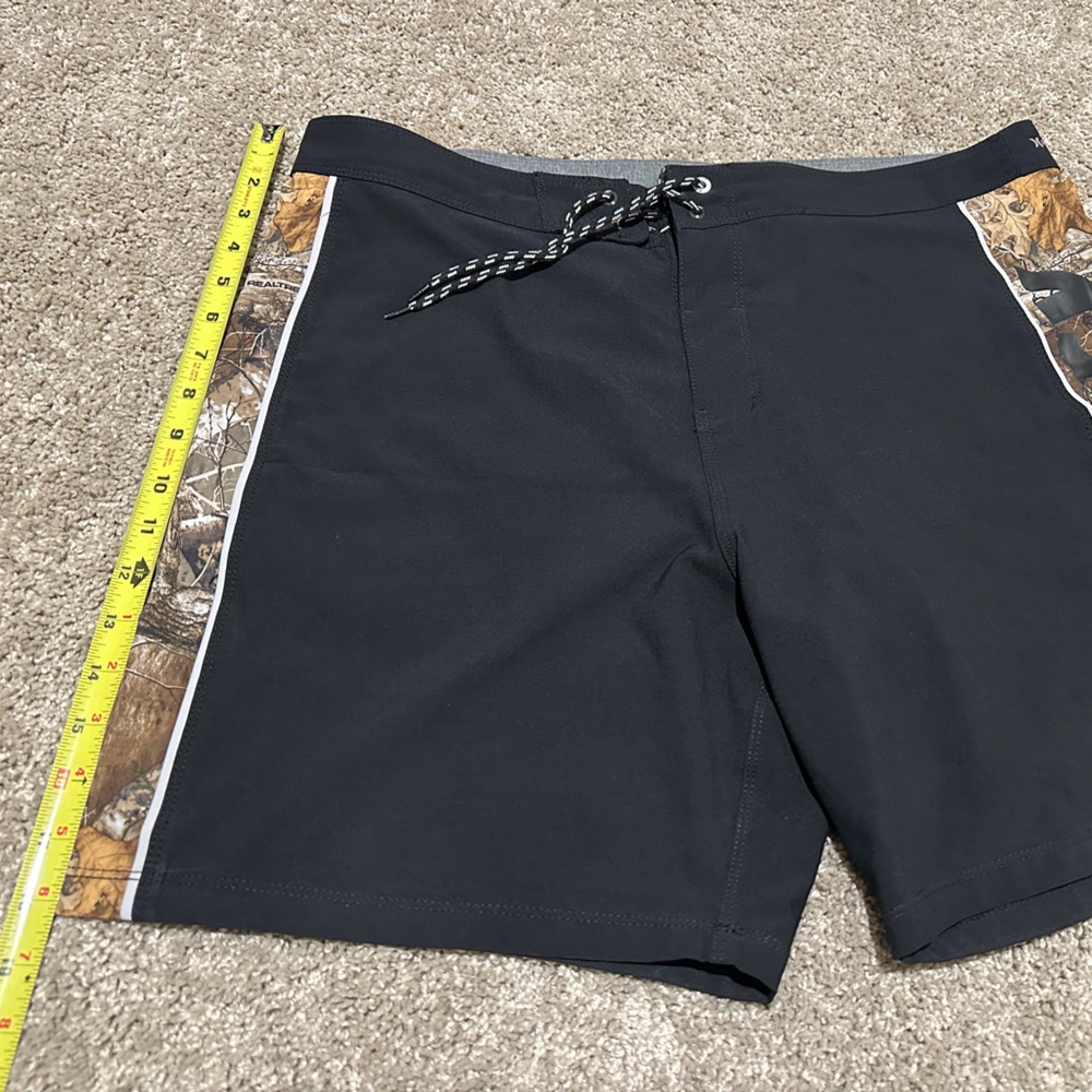 Hurley Kids Black and Camo Shorts